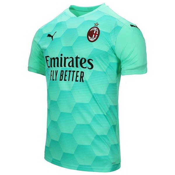 Camiseta AC Milan Replica Primera Ropa Portero 2020/21 Verde